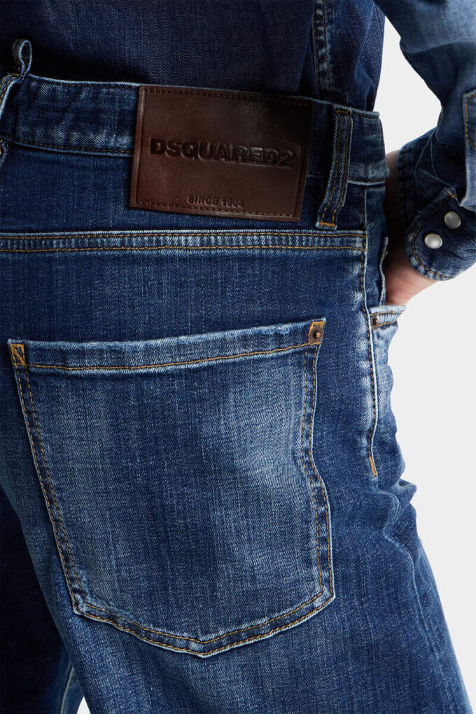 Mørke Smoker Wash Loose Twist-Jeans
