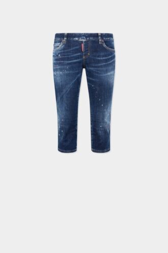 Mørke summerjeans uten glidelås