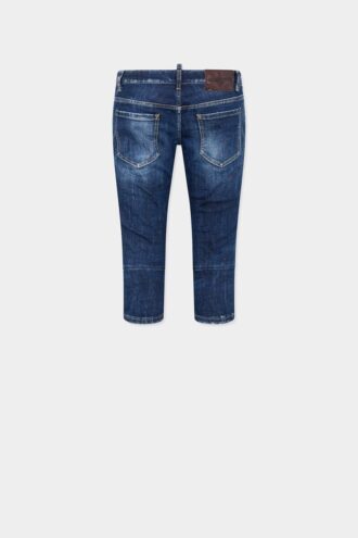 Mørke summerjeans uten glidelås