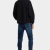 Mørke Teddy Mini Front-Jeans med smoker-vask
