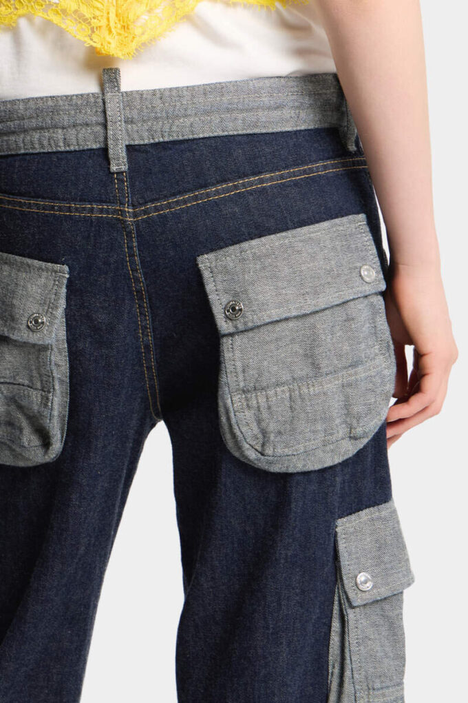 Mørke, tunge, løst vridde Jeans