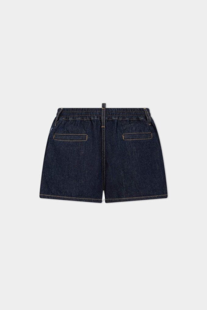 Mørke, tunge shorts med pull-on-passform