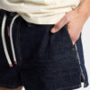 Mørke, tunge shorts med pull-on-passform
