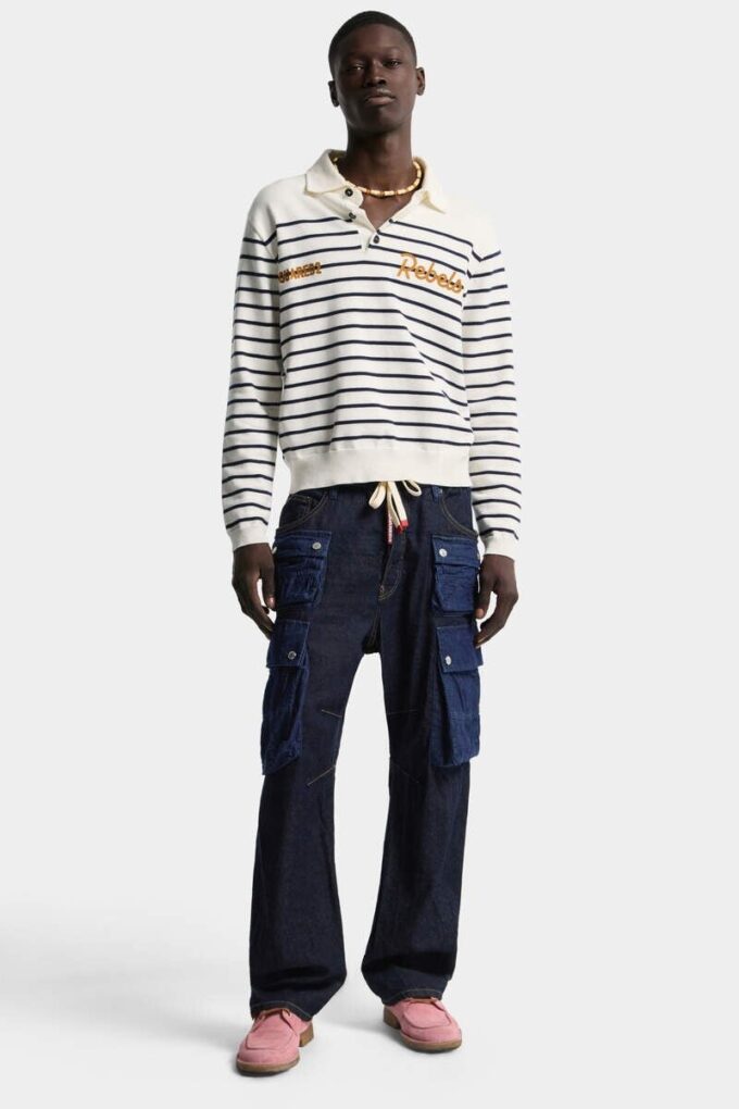 Mørkvaskede Kawaii-Jeans