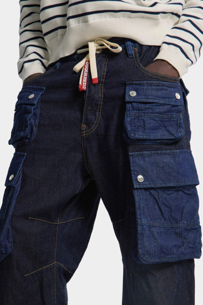 Mørkvaskede Kawaii-Jeans
