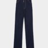 Mørkvaskede, løse Jeans
