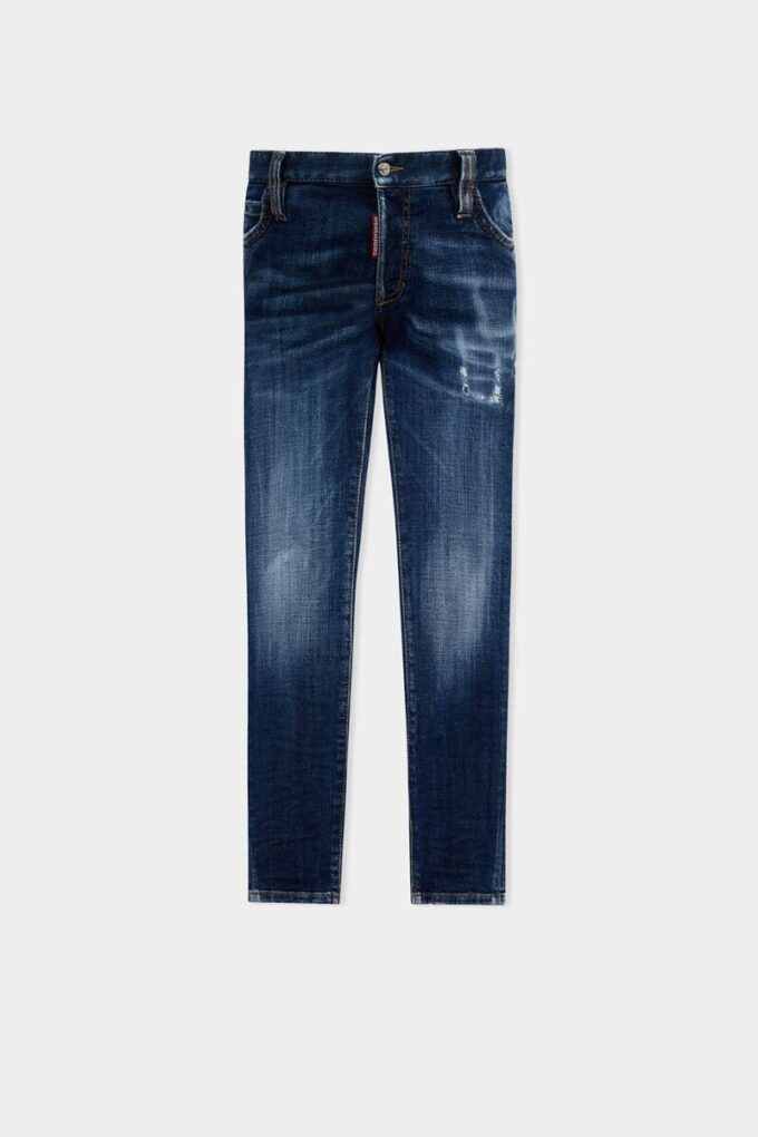 Mørkvaskede skinny jeans