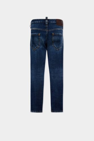 Mørkvaskede skinny jeans