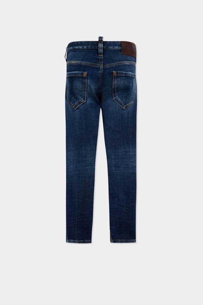 Mørkvaskede skinny jeans