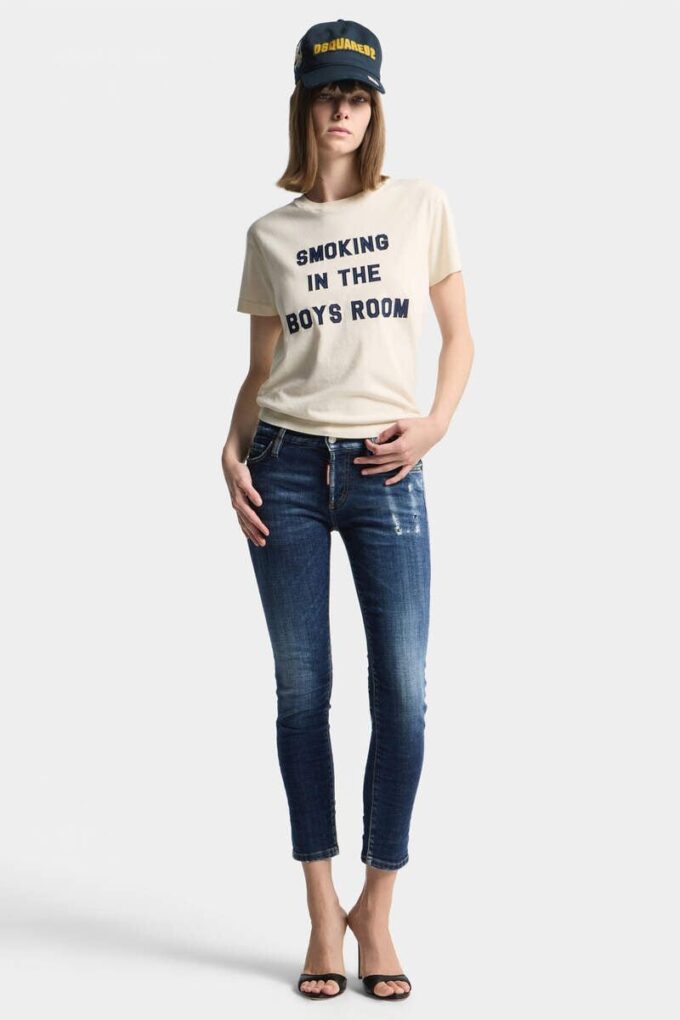 Mørkvaskede skinny jeans