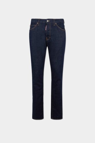 Mørkvaskede Teddy-Jeans