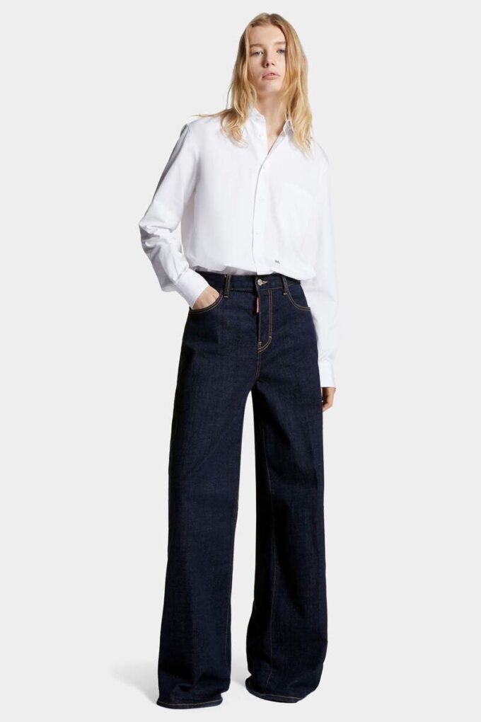 Mørkvaskede Traveller-Jeans