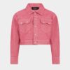 Oxford-denimjakke i boksy stil for jeans