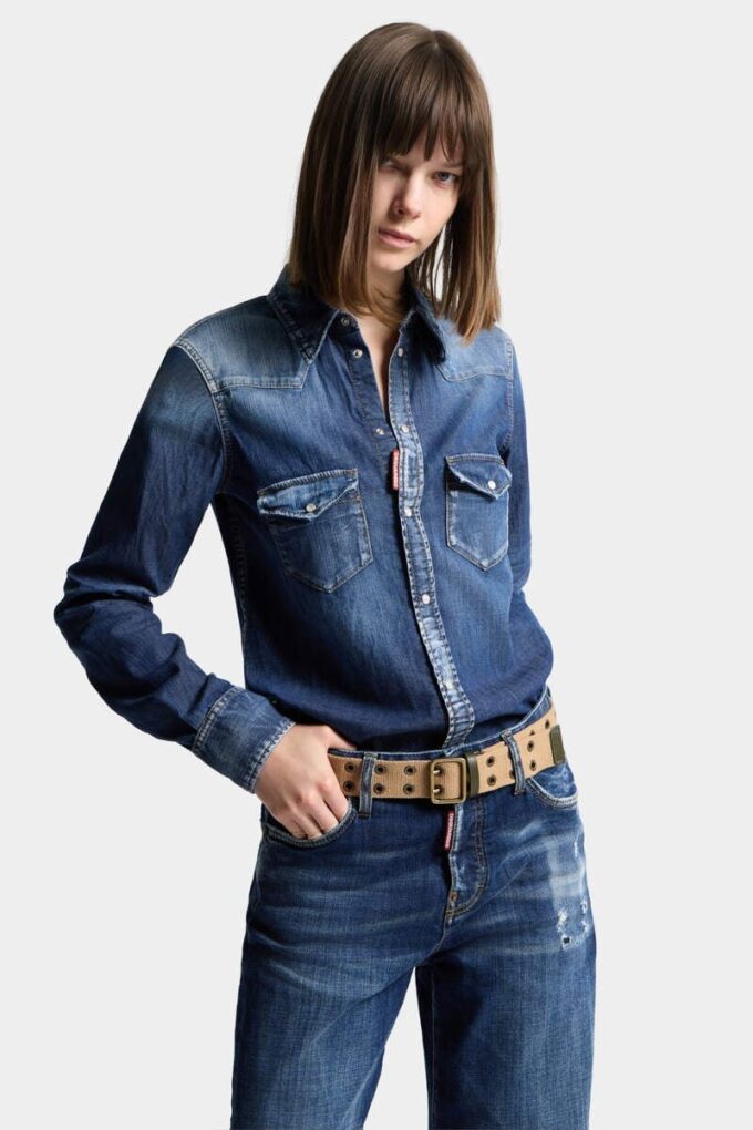 Perfecto Wash Basic Western-skjorte