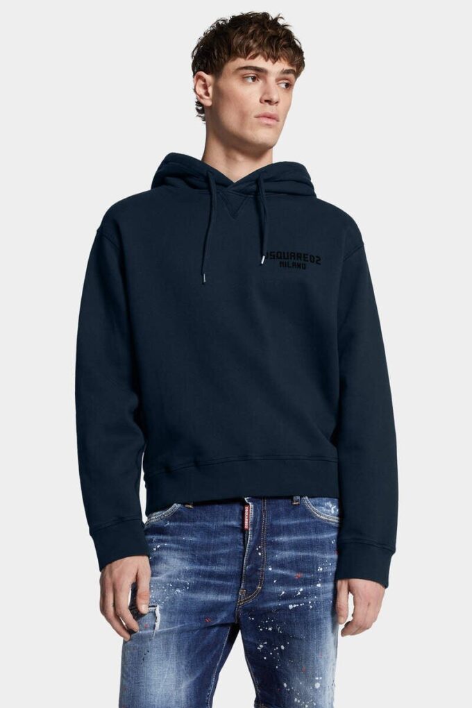 Perfekt passform Dsquared2 Milano-hettegenser