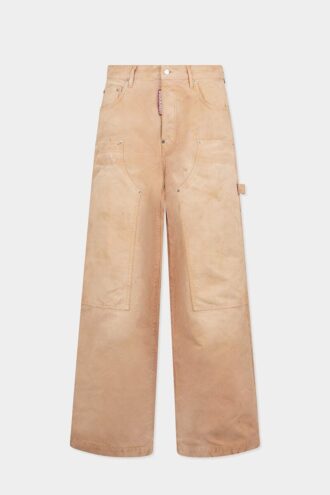 Plaggfarget baggy carpenter-Jeans