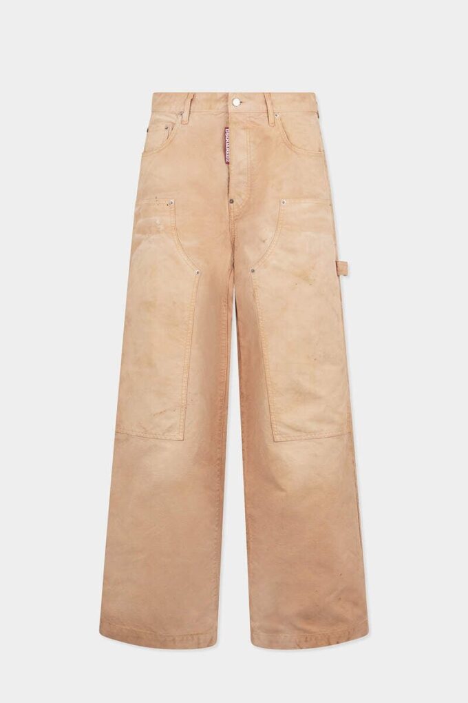 Plaggfarget baggy carpenter-Jeans