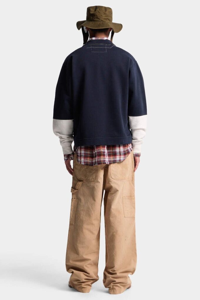 Plaggfarget baggy carpenter-Jeans