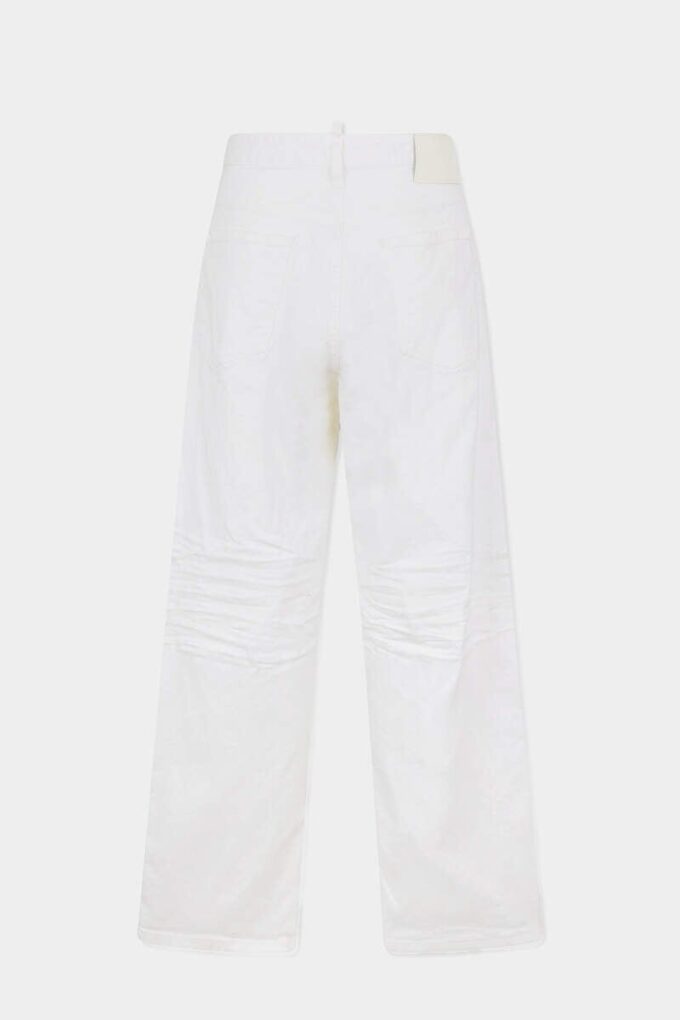 Plaggfarget baggy-Jeans