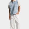 Plaggfarget baggy-Jeans