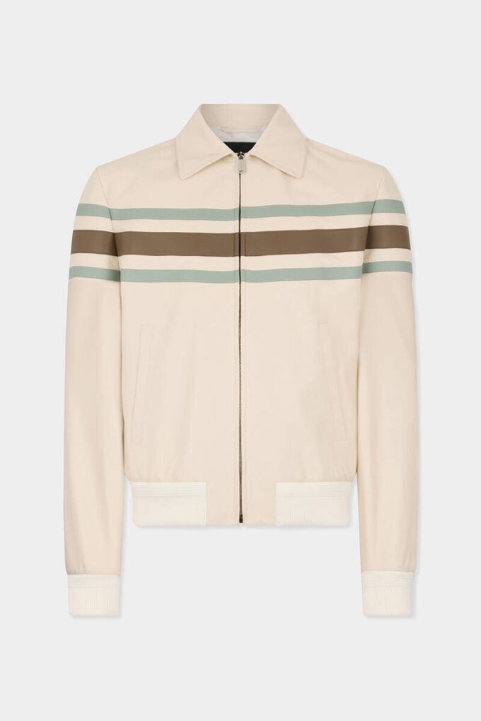 Preppy skinnblouson
