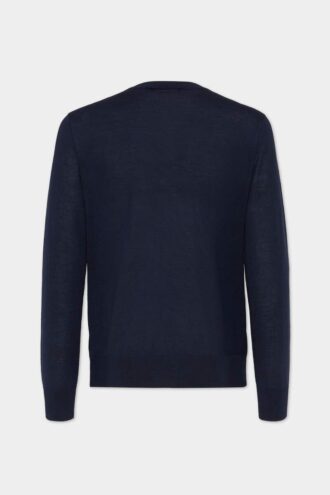 Pullover med rund hals
