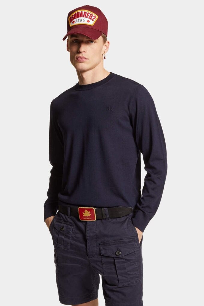 Pullover med rund hals Pullover med rund hals