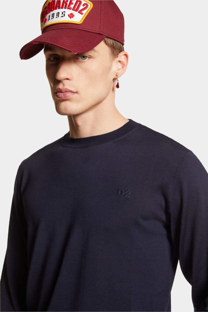 Pullover med rund hals Pullover med rund hals
