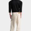 Raw Wash Shiny Baggy Carpenter Jeans