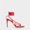 Rebel Hibiscus sandaler med hæl