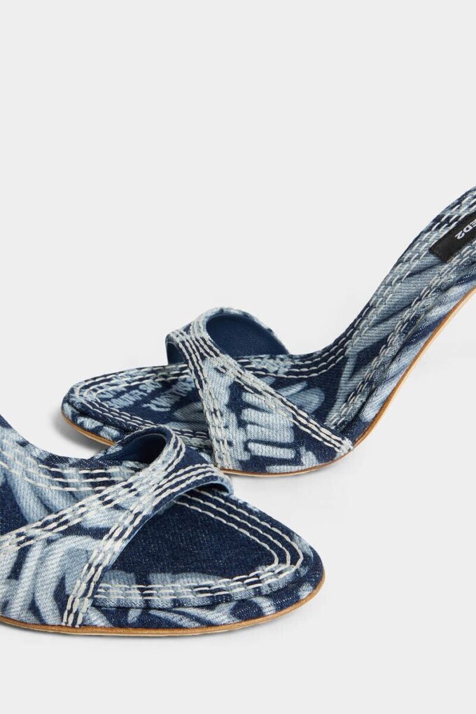 Rebel Hibiscus Twin Mule-sandaler