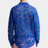 Rebrode-bluse i blonder