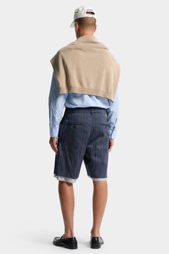 Rippede og råkantede shorts