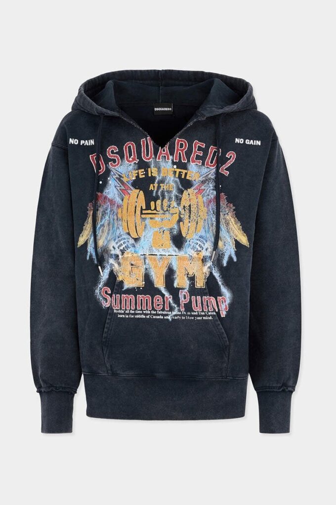 Rock Wash Long & Lean Fit-hettegenser
