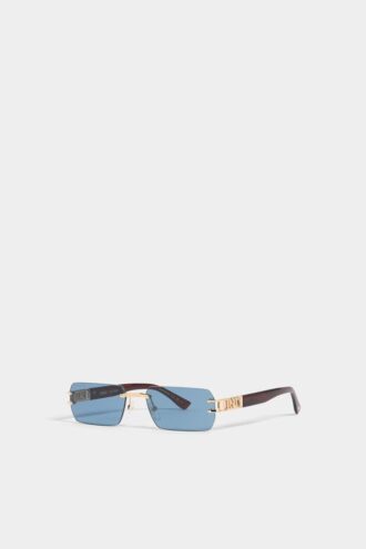 Rose Gold Hype Blue solbriller