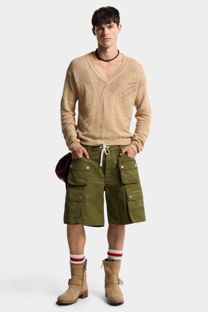 Shorts med flere lommer