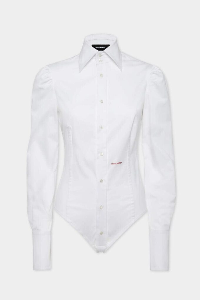 Signatur-bodysuit i poplin