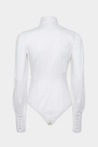 Signatur-bodysuit i poplin