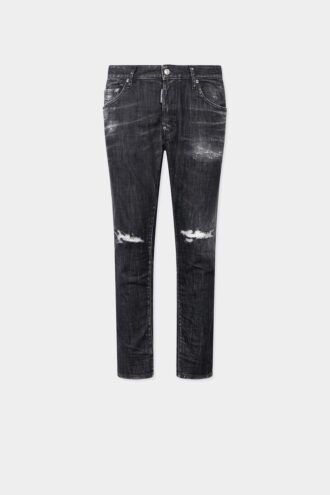 Skater Jean i svart vask