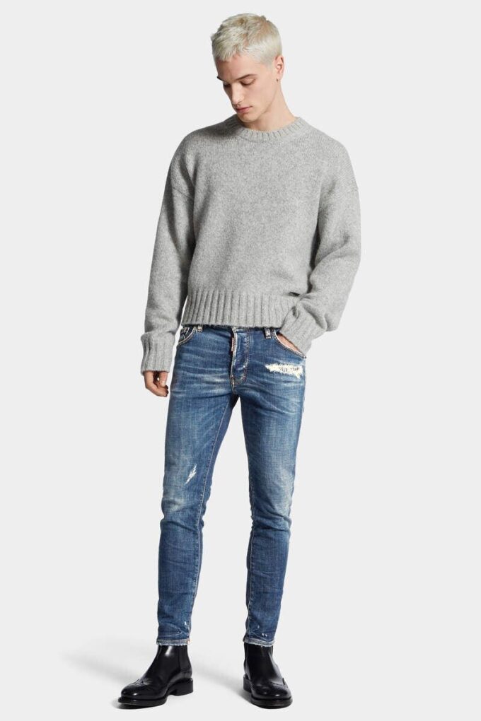 Skater Jean med medium vask