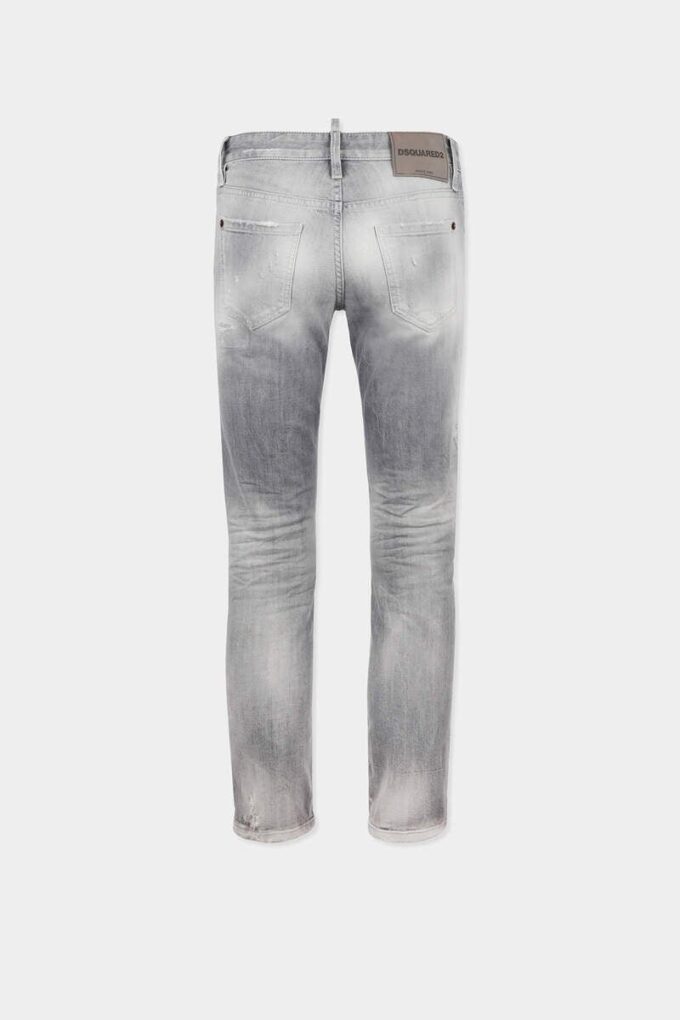 Skinny jeans i børstet gråvask