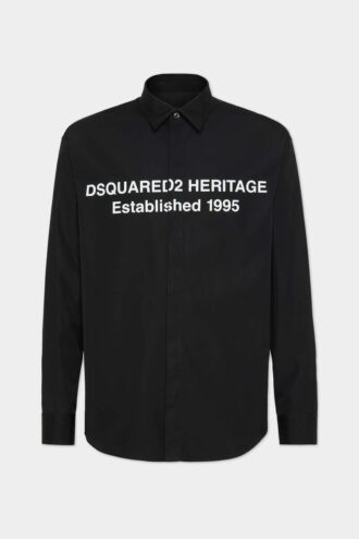 Skjorte med trykt Heritage-logo