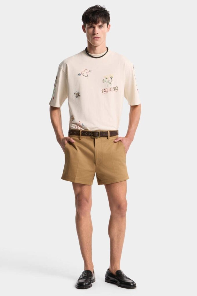 Skreddersydde tennisshorts i bomull