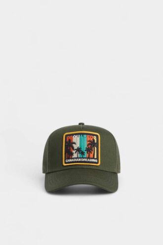 Sommer-baseballcap med vintage-merke