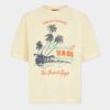 Sommer-vintage T-skjorte med løs passform