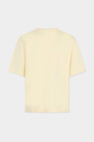 Sommer-vintage T-skjorte med løs passform