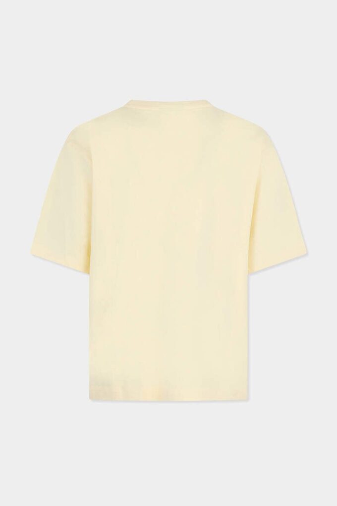 Sommer-vintage T-skjorte med løs passform