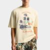 Sommer-vintage T-skjorte med løs passform