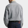Stripet denimskjorte i kanadisk vintage-stil