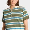 Stripet strikket polo